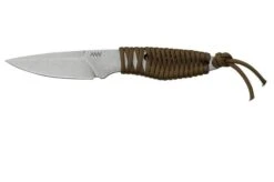 ANV Knives P100 Sleipner, Coyote Paracord, P100-005, Black Kydex Sheath, Neck Knife