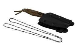 ANV Knives P100 Sleipner, Coyote Paracord, P100-005, Black Kydex Sheath, Neck Knife 13 ANV Knives P100 Sleipner, Coyote Paracord, P100-005, Black Kydex Sheath, Neck Knife -Famous Knife Shop ANVP100 005 06 anv