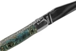 Laguiole En Aubrac Blue Poplar Burl L0212LBPIFSJ1 Poplar Wood, Polished, Laguiole Pocket Knife, 12 Cm -Famous Knife Shop AUL0212LBPIFSJ1 06 laguioleaubrac