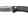 Benchmade 595 Mini Boost Pocket Knife, Plain Edge Satin Blade -Famous Knife Shop BE595 01 benchmade be595 01