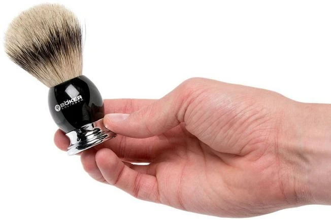 Böker Premium Black Shaving Brush 04BO128 Shaving Brush 4 Böker Premium Black Shaving Brush 04BO128 Shaving Brush - Image 2