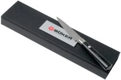 Böker Damast Black Peeling Knife 9.8 Cm -Famous Knife Shop BO130410DAM 07 boker damast