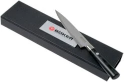 Böker Damast Black Utility Knife 14.5 Cm 130414DAM 15 Böker Damast Black Utility Knife 14.5 Cm 130414DAM -Famous Knife Shop BO130414DAM 07 boker damast