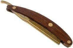 Böker Manufaktur Master Cutter Damascus Gold, Desert Ironwood 140801DAM Straight Razor 11 Böker Manufaktur Master Cutter Damascus Gold, Desert Ironwood 140801DAM Straight Razor -Famous Knife Shop BO140801DAM 04 boker