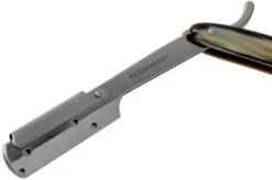 Böker Pro Barberette Artificial Horn 140908 Shavette 10 Böker Pro Barberette Artificial Horn 140908 Shavette -Famous Knife Shop BO140908 03 boker