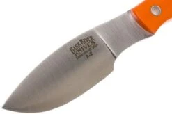 Bark River Mini Canadian A2, Blaze Orange G10, Hollow Pins, Black Sheath -Famous Knife Shop BRK03 133O10 HP 03 bark river brk03 133o10 hp 03