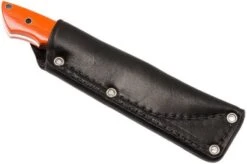 Bark River Mini Canadian A2, Blaze Orange G10, Hollow Pins, Black Sheath -Famous Knife Shop BRK03 133O10 HP 07 bark river brk03 133o10 hp 07