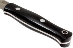 Bark River Ultra-Lite Bushcrafter CPM 3V, Black Canvas Micarta -Famous Knife Shop BRK06 030BRKC 04 bark river brk06 030brkc 04