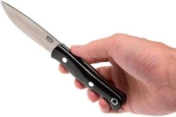 Bark River Ultra-Lite Bushcrafter CPM 3V, Black Canvas Micarta -Famous Knife Shop BRK06 030BRKC 06 bark river brk06 030brkc 06