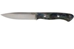Bark River Aurora A2 Dark Blue Elder Burl, Bushcraft Knife