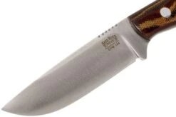 Bark River Bravo Necker II CPM 154CM, Burgundy Snakeskin Micarta -Famous Knife Shop BRK07 002SBC 03 bark river brk07 002sbc 12