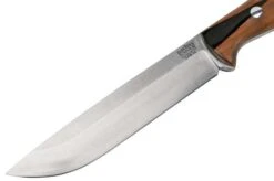 Bark River Bravo 1.5 Rampless CPM 3V Field Knife, Black Texas Fencepost -Famous Knife Shop BRK07 122BTFR 03 barkriver