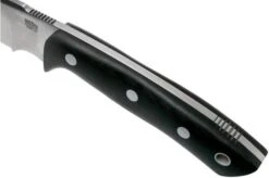 Bark River STS 7.5 CPM 154 Black Canvas Micarta -Famous Knife Shop BRK07 857BKRC 05 bark river knives