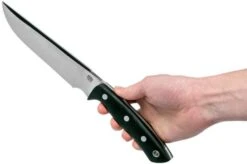 Bark River STS 7.5 CPM 154 Black Canvas Micarta -Famous Knife Shop BRK07 857BKRC 06 bark river knives