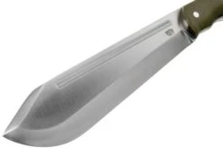 Bark River JX5 Vengeful 1 CPM 3V Green Canvas Micarta Machete 11 Bark River JX5 Vengeful 1 CPM 3V Green Canvas Micarta Machete -Famous Knife Shop BRK10 123GCM 03 bark river knives