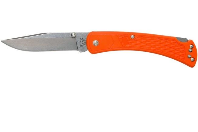 Buck 110 Slim Knife Select Orange 0110ORS2 Pocket Knife 3 Buck 110 Slim Knife Select Orange 0110ORS2 Pocket Knife