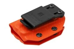 Clip And Carry Kydex Sheath Leatherman Surge, Carbon Fiber Orange LSURGE-CF-ORNG Belt Holster -Famous Knife Shop CALSURGE CF ORNG 03 clipandcarry