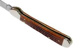 Case Knives Copperlock Pocket Worn Harvest Orange Bone Corn Cob Jig Wharncliffe 07397, 61549WL SS Pocket Knife -Famous Knife Shop CE07397 05 case