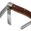 Case Medium Stockman Red & Black Carbon Fibre, 25928, 10318 CV Pocket Knife -Famous Knife Shop CE25928 01 case