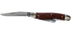 Case Medium Stockman Red & Black Carbon Fibre, 25928, 10318 CV Pocket Knife 9 Case Medium Stockman Red & Black Carbon Fibre, 25928, 10318 CV Pocket Knife -Famous Knife Shop CE25928 03 case