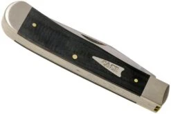 Case Trapper Smooth Black Micarta, 27730, 10254 SS Pocket Knife -Famous Knife Shop CE27730 04 case knives