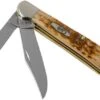 Case Copperhead Amber Jigged Bone, 30091, 6249 CV Pocket Knife -Famous Knife Shop CE30091 01 case