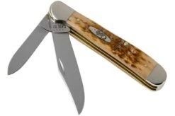 Case Copperhead Amber Jigged Bone, 30091, 6249 CV Pocket Knife