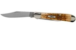 Case Copperhead Amber Jigged Bone, 30091, 6249 CV Pocket Knife -Famous Knife Shop CE30091 03 case