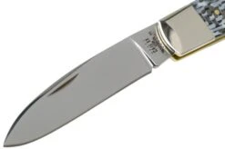 Case Bose Tribal Lock White & Black Carbon Fibre-G10 Weave Smooth, 38923, TB1012010L SS Pocket Knife -Famous Knife Shop CE38928 03 case