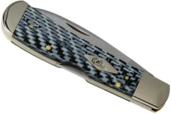 Case Bose Tribal Lock White & Black Carbon Fibre-G10 Weave Smooth, 38923, TB1012010L SS Pocket Knife -Famous Knife Shop CE38928 04 case