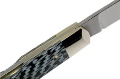 Case Bose Tribal Lock White & Black Carbon Fibre-G10 Weave Smooth, 38923, TB1012010L SS Pocket Knife -Famous Knife Shop CE38928 06 case