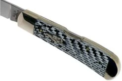 Case Bose Tribal Lock White & Black Carbon Fibre-G10 Weave Smooth, 38923, TB1012010L SS Pocket Knife -Famous Knife Shop CE38928 07 case