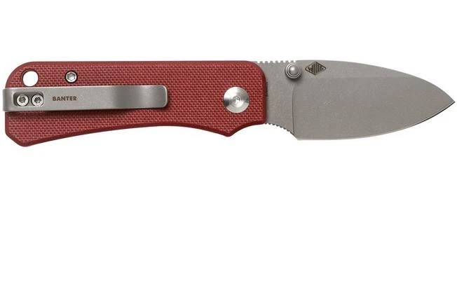 Civivi Baby Banter C19068S-6 Burgundy G10, Stonewashed Pocket Knife, Ben Petersen Design 4 Civivi Baby Banter C19068S-6 Burgundy G10, Stonewashed Pocket Knife, Ben Petersen Design - Image 2