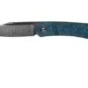 Civivi Appalachian Drifter C2015DS-2 Damascus, Blue G10 Rose Carbon Fibre Gentleman's Knife -Famous Knife Shop CIC2015DS 2 01 civivi