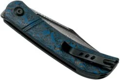 Civivi Appalachian Drifter C2015DS-2 Damascus, Blue G10 Rose Carbon Fibre Gentleman's Knife -Famous Knife Shop CIC2015DS 2 04 civivi