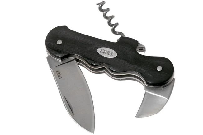 CRKT Triple Play Black 6925 Pocket Knife, Philip Booth Design 3 CRKT Triple Play Black 6925 Pocket Knife, Philip Booth Design