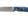 Casström No. 10 Swedish Forest Knife Blue Curly Birch, 14C28N Flat Grind -Famous Knife Shop CM13119 01 casstrom cm13119 01