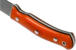 Casström No. 10 Swedish Forest Knife Orange G10, 14C28N Flat Grind 13130 -Famous Knife Shop CM13130 04 casstrom