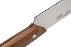 Due Cigni Cookout 1896, 2C1024NO Butcher's Knife Walnut Wood 27 Cm 12 Due Cigni Cookout 1896, 2C1024NO Butcher's Knife Walnut Wood 27 Cm -Famous Knife Shop DG2C1024NO 05 duecigni