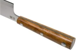 Due Cigni Hakucho Deba 16.5 Cm, Olive Wood -Famous Knife Shop DG2C503OL 04 due cigni