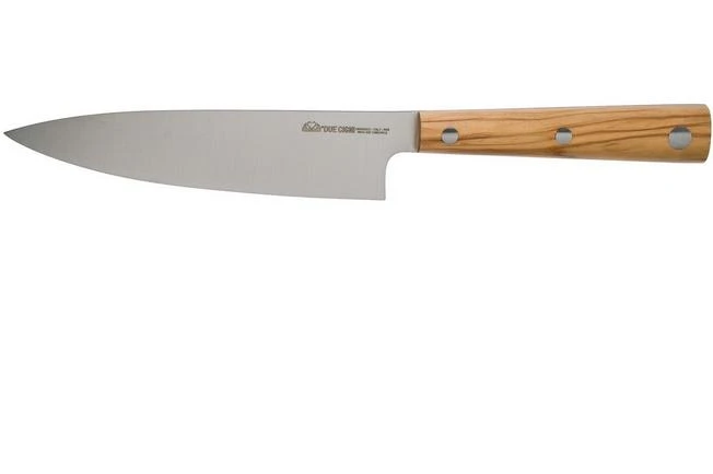Due Cigni Hakucho Gyuto 17.5 Cm, Olive Wood 3 Due Cigni Hakucho Gyuto 17.5 Cm, Olive Wood