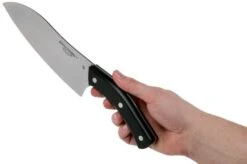 Due Cigni Arne Line Santoku 19 Cm, Black -Famous Knife Shop DG2C904 06 due cigni arne