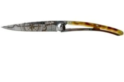 Deejo Tattoo 37g, Mirror Turtle, Terra Incognita 1AC000102 Pocket Knife