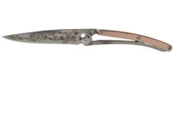 Deejo Tattoo Gold Black 27g, Pink Gold Gilded, Cherry Blossom DJ9AM000023 Pocket Knife