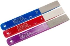 EZE-LAP Diamond Hone & Stone Diamond Files, Set Of 3, LPAK