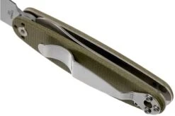 ESEE Churp EE-CH-01 D2, Green Micarta Pocket Knife -Famous Knife Shop EE CH 01 05 esee knives