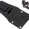ESEE Belt-clip Plate For Model 5 & 6 Sheaths, Black -Famous Knife Shop EE CLIP PLATE 5 6 01 esee ee clip plate 5 6 01