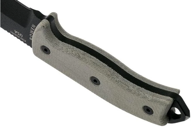 ESEE Model 5 Black Blade, Desert Tan Handle 5P-BK With Kydex Sheath + Belt Clip 6 ESEE Model 5 Black Blade, Desert Tan Handle 5P-BK With Kydex Sheath + Belt Clip - Image 4