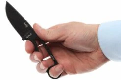 ESEE Knives Izula Black, IZULA-B -Famous Knife Shop EE IZULA B 06 esee knives izula black ee izula b d4