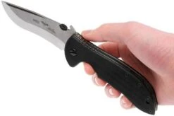 Emerson Commander Plain Edge, Stonewashed -Famous Knife Shop EM COM SF 08 emerson em com sf 08